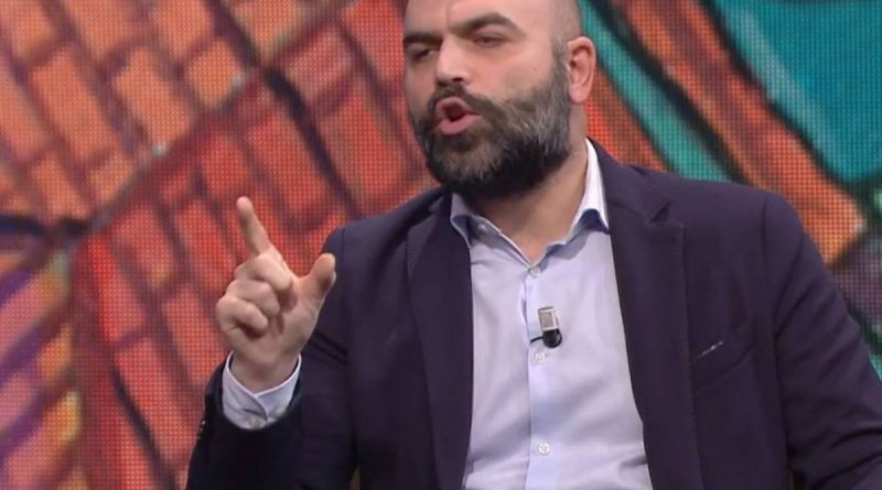 Saviano scivola sulla foto di un bimbo ucraino: è bufera