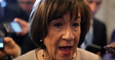 Terrified Susan Collins Calls Cops After Chalk Vigilantes Politely Ask Her to Protect Women’s Rights