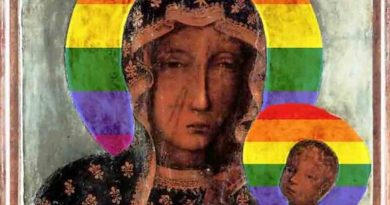 “La Madonna con l’aureola Lgbt è un insulto”: scoppia la polemica