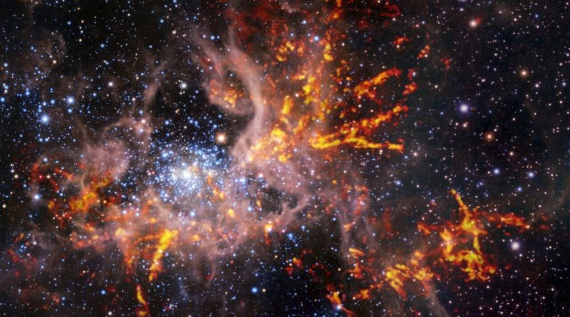 Grazie ad ALMA di ESO scoperti nuovi dettagli della Nebulosa Tarantola