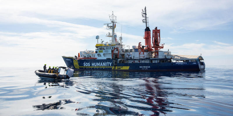 Il governo ha vietato alla nave Humanity One di entrare nei porti italiani