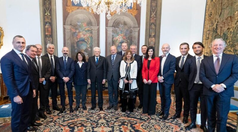 Mattarella riceve al Quirinale la delega della Luiss