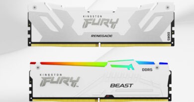 Kingston Fury, memorie Beast e Renegade vestite di bianco