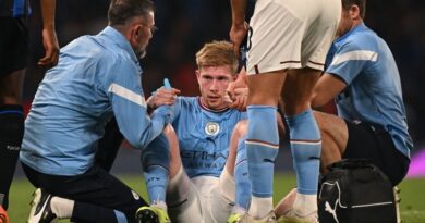 Infortunio per De Bruyne, esce al 35′ di City-Inter. Per il belga le finali sono una maledizione