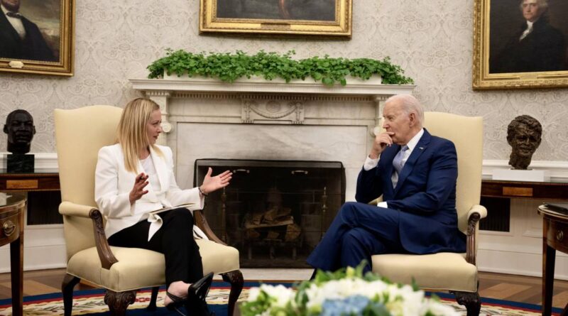 Meloni alla Casa Bianca. Incontro con Biden nel segno dell’Occidente