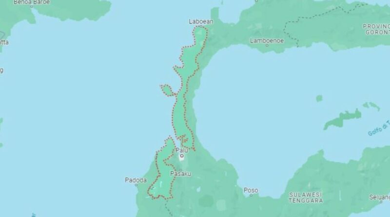 Terremoto di magnitudo 6.0 sull’isola indonesiana di Sulawesi: profondità di 9,9 chilometri