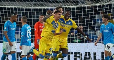 Tonfo Napoli, fuori dalla Coppa Italia: Barrenechea gol, Frosinone ai quarti