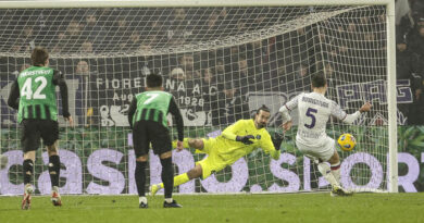 Serie A: Sassuolo-Fiorentina 1-0