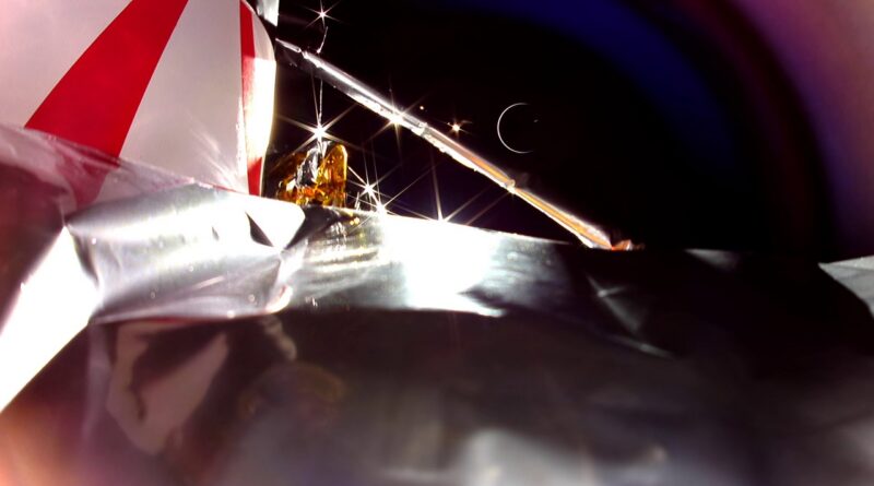 Il lander lunare Astrobotic Peregrine è rientrato nell’atmosfera terrestre, inviata un’ultima immagine