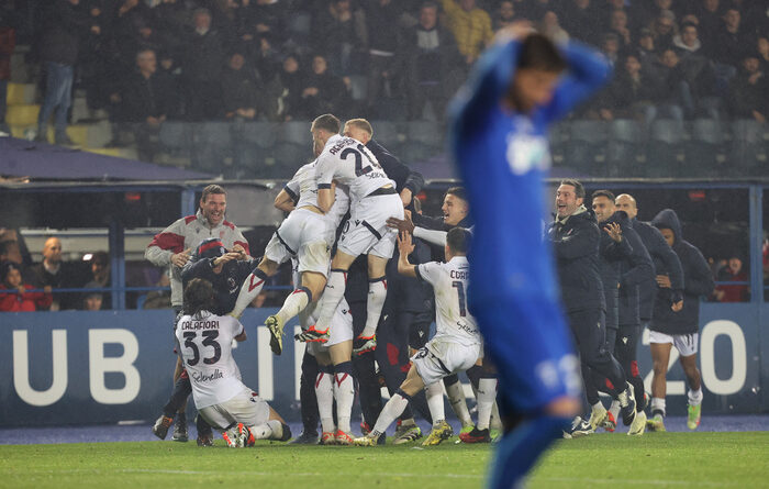 Serie A: Empoli-Bologna 0-1, decide Fabbian in pieno recupero