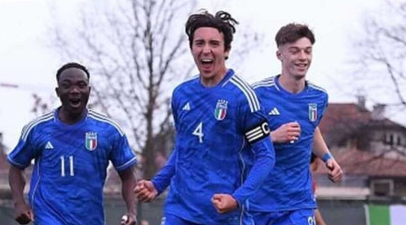 L’Italia Under 18 vince nel segno degli atalantini Bonanomi e Mendicino