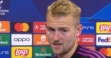 Sconcerto De Ligt: “Real-Bayern una vergogna, le regole sono chiare”