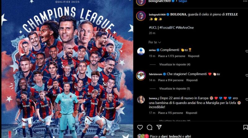 La favola Bologna è realtà: si compie il sogno Champions League, tutti i segreti di Thiago Motta e Sartori