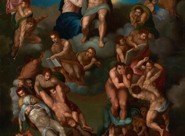 Studiosa, Michelangelo dipinse anche un Giudizio a olio su tela