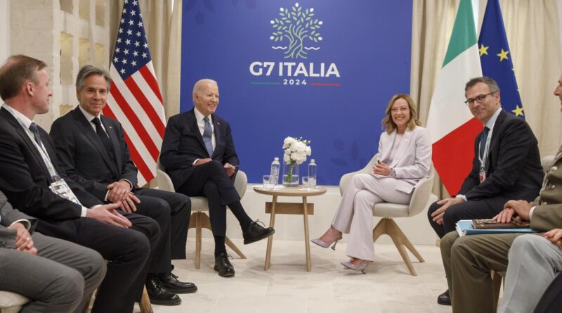G7, intesa sui 50 miliardi all’Ucraina. Medio Oriente, pressione su Israele per soluzione due stati