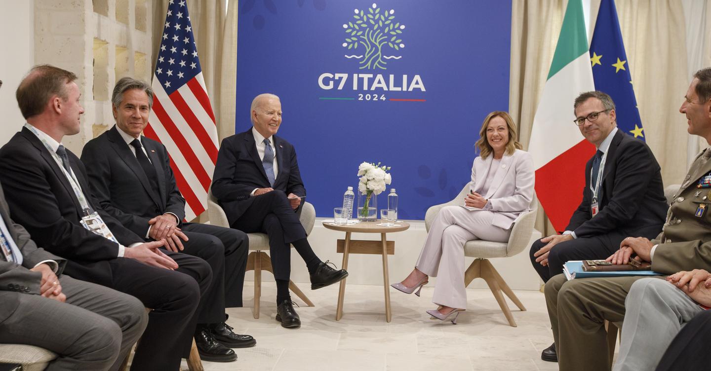 G7, intesa sui 50 miliardi all’Ucraina. Medio Oriente, pressione su Israele per soluzione due stati