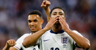 Bellingham aiuta l’Inghilterra a battere la Serbia per 1-0 nell’esordio nervoso agli Europei