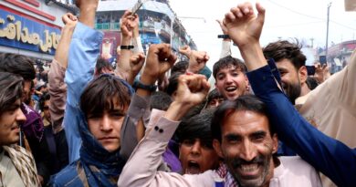 Gli afghani festeggiano quando la squadra maschile di cricket raggiunge la prima semifinale della Coppa del Mondo T20