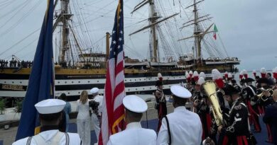 L’Amerigo Vespucci si avvicina a Los Angeles: “La presenza della nave più bella del mondo cementa il rapporto tra Usa e Italia”