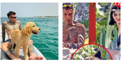 Fedez “amoreggia a bordo piscina con una brunetta bella e misteriosa”: finita la storia con la modella Garance Authié? Le foto di Chi