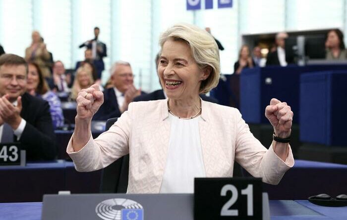 Von der Leyen rieletta, 401 sì Decisivi i Verdi, Fdi vota contro Strappo di Meloni