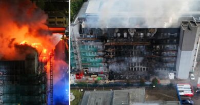 Dichiarato un incidente grave per l’incendio di un edificio a torre