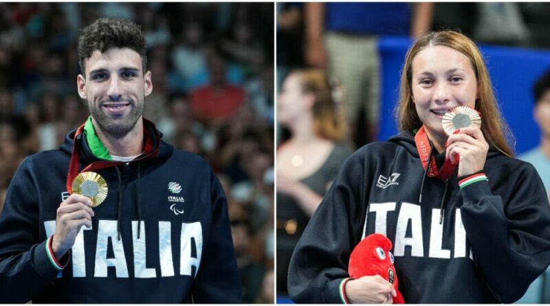 Paralimpiadi 2024, doppia medaglia nel nuoto: oro nei 100 metri stile libero per Raimondi. Scortechini bronzo nella stessa gara femminile