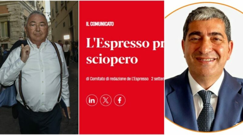 L’Espresso, la redazione in sciopero contro editore e direttore: “Vogliamo garanzie occupazionali e un piano editoriale”