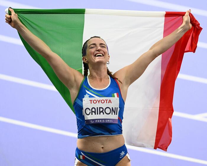 Paralimpiadi: Italia da record, nei 100m caduta-choc di Sabatini