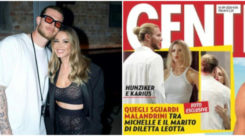 Tra Diletta Leotta e Loris Karius c’è già aria di crisi? Spunta una foto di lui con Michelle Hunziker: “Si lanciano sguardi malandrini”