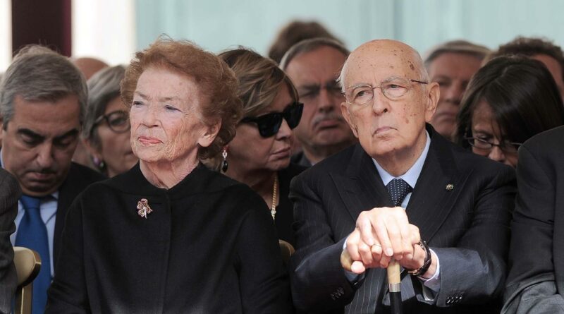 È morta Clio Napolitano, la moglie dell’ex presidente della Repubblica Giorgio