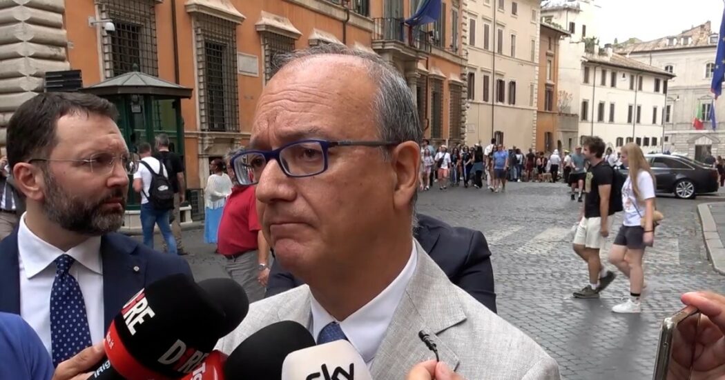 Valditara: “Stop al liceo del Made in Italy? Fake news, il Consiglio di Stato ha solo chiesto chiarimenti”