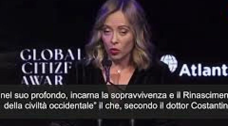 VIDEO: Meloni: “Non vergognarsi di difendere parole come Nazione”