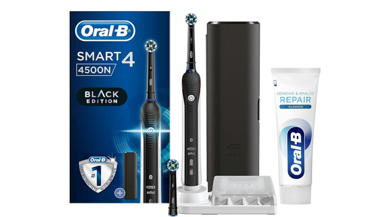 Oral-B Smart 4 4500 Cross Action torna a 49€, e sono scontate anche le prove di ricambio: ecco perché questo spazzolino elettrico è speciale!