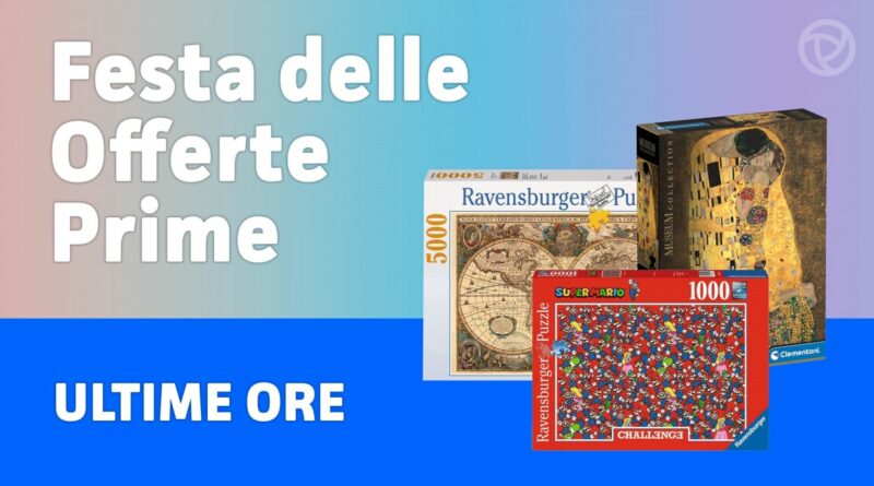 I migliori PUZZLE ancora in sconto per il Prime Day di Amazon: paesaggi, quadri, quelli enormi e tanto altro