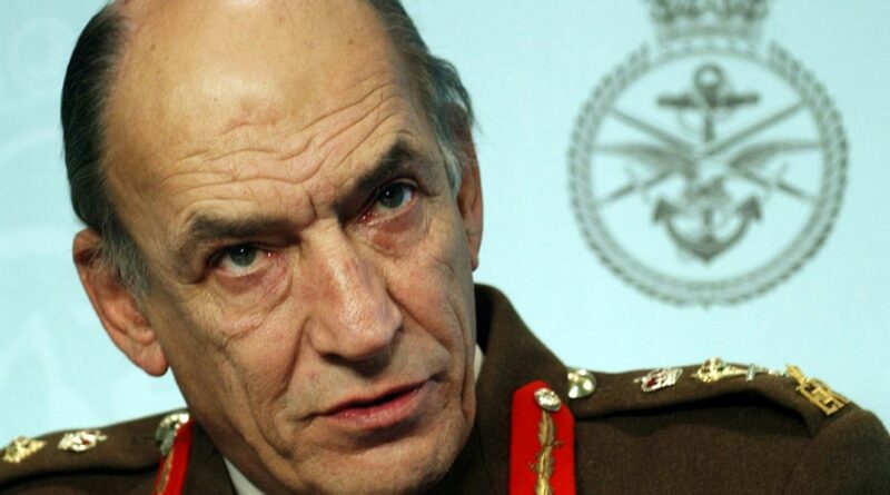 Muore il generale Sir Mike Jackson, ex capo dell’esercito britannico