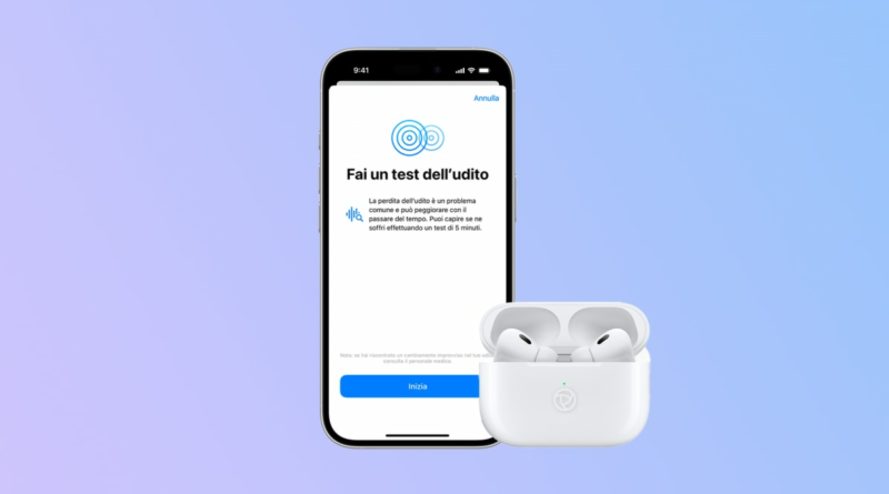 Come fare il test per l’udito con AirPods Pro 2 in Italia