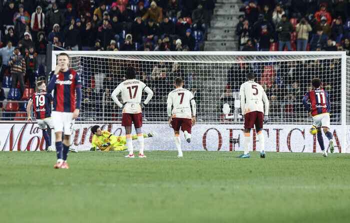 Serie A, Bologna-Roma 2-2