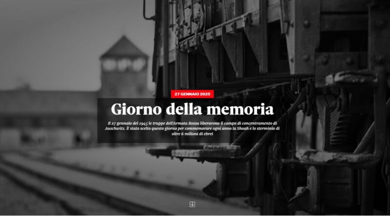 Giorno della Memoria, le iniziative del Gruppo 24 Ore