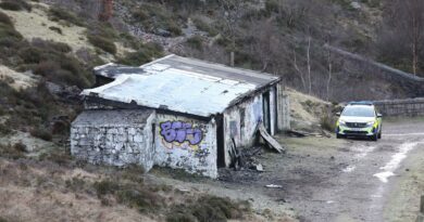 L’ex proprietà di Jimmy Savile in montagna danneggiata da un incendio