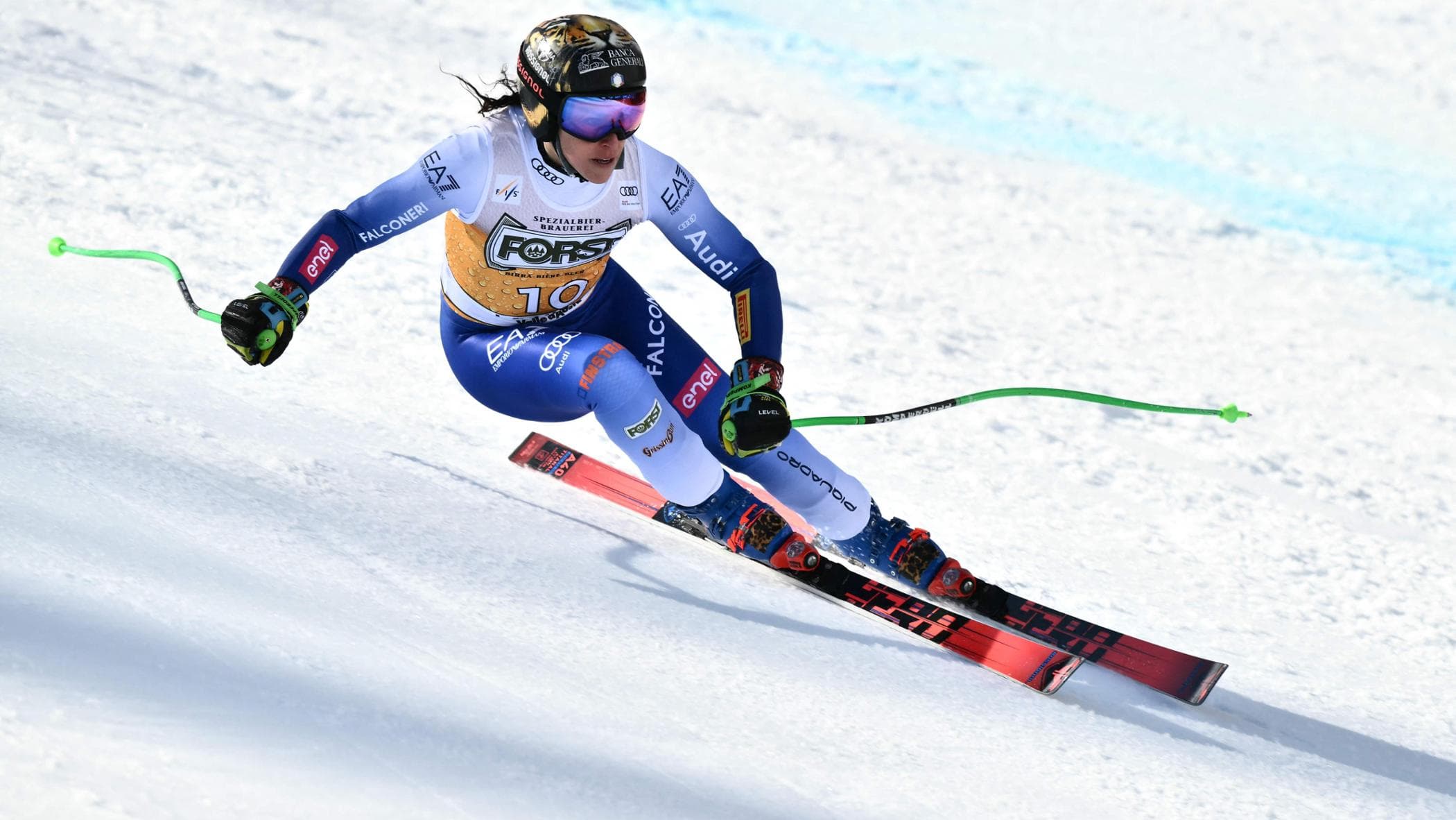 Il superG di La Thuile in diretta: Aicher in testa davanti a Goggia, Brignone e Gut-Behrami