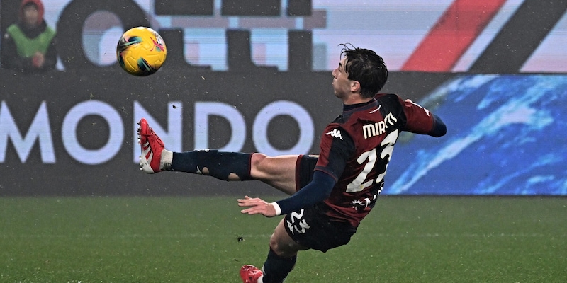 Super Miretti, prima doppietta in Serie A: il Genoa stende il Lecce