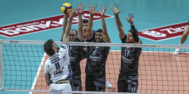 Coppa Cev: Trento ko in Turchia, in finale va lo Ziraat